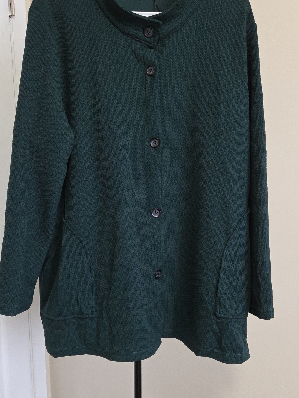 Nwt Creation Est 2011 Green Button-Front Women's Sweater - Picture 3 of 7